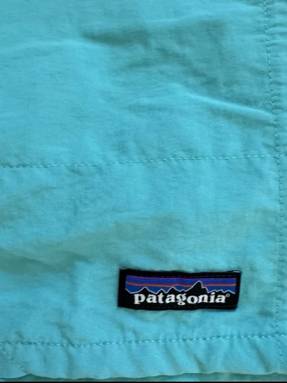 Patagonia Men’s Baggies Shorts Aqua Green Turquoise Size S